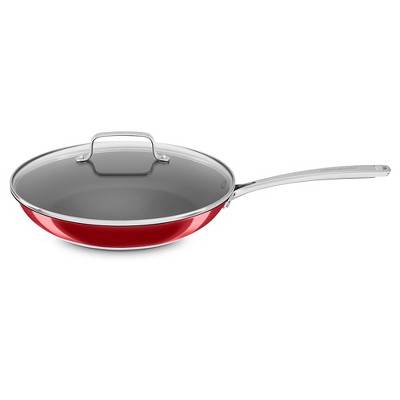 Kitchenaid 12 Stainless Steel Nonstick Skillet With Lid