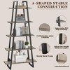 Bookshelf 5 Tier Industrial Wood - 2 of 4