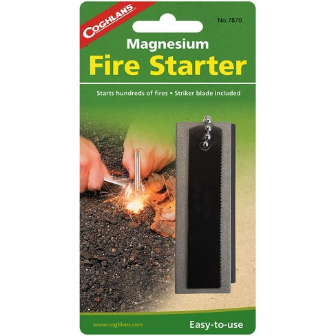 Outdoor Survival Light-Weight Compact Flint Magnesium Fire Striker Starter Kit 