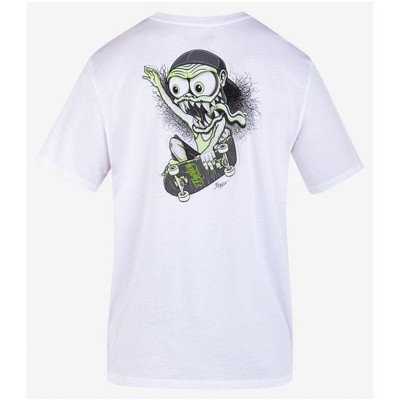 Hurley Mens Zombie Short Sleeve Graphic T-Shirt