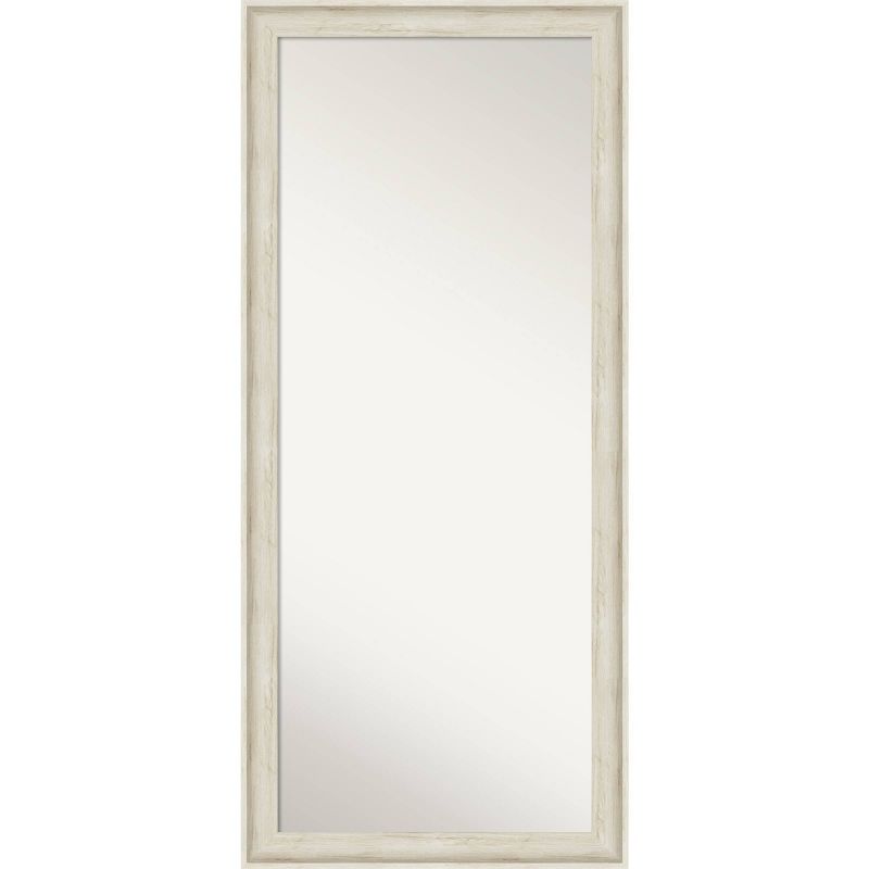 29&#34; x 65&#34; Regal Framed Full Length Floor/Leaner Mirror Birch Cream - Amanti Art, 1 of 8
