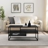 NicBex Modern Minimalist Floating Shelf Coffee Table Sleek MDF Design for Urban Living Rooms - 3 of 4