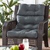 Kensington Garden 24"x22" Outdoor High Back Chair Cushion - 2 of 4