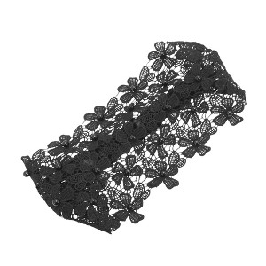 Unique Bargains Women's Fashion Faux Pearl Floral Wide Headwrap 1 Pc - 1 of 4