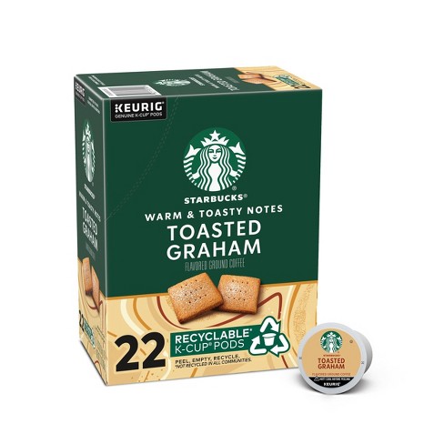 Starbucks Toasted Graham Blonde Light Roast Coffee - Keurig K-Cup Pods - 22ct - image 1 of 4