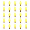 Northlight Pack of 25 Incandescent C7 Opaque Yellow Christmas Replacement Bulbs - 3 of 4