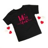 The Juniper Shop 14th Feb Stars Puff Print Toddler Short Sleeve Tee - 2 of 3