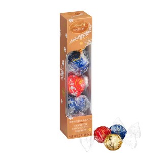 Lindt LINDOR Christmas Assorted Chocolate Truffles Favor Gift - 2.1oz - 1 of 4