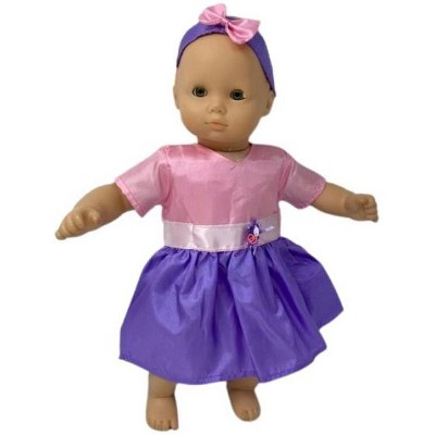 Doll Clothes Superstore Sweet Dress For 15-16 Inch Baby Dolls