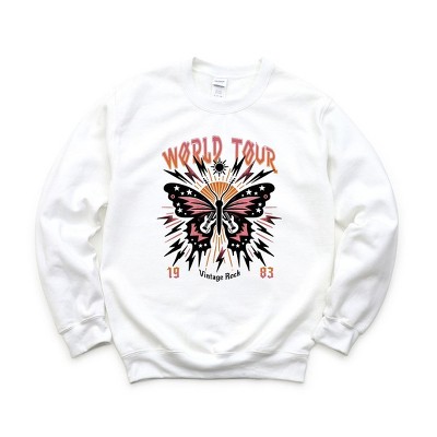 Simply Sage Market Women's Graphic Sweatshirt Vintage World Tour
