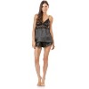 Ashford & Brooks Women's Satin Cami and Shorts Pajama Set - 2 of 4
