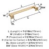 Amerock Lintel Pull for Cabinets, Drawers, and Furniture - 4 of 4