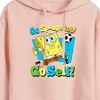 Women's - SpongeBob SquarePants - Go Spongebob Go Self Cropped Graphic Hoodie - 2 of 4