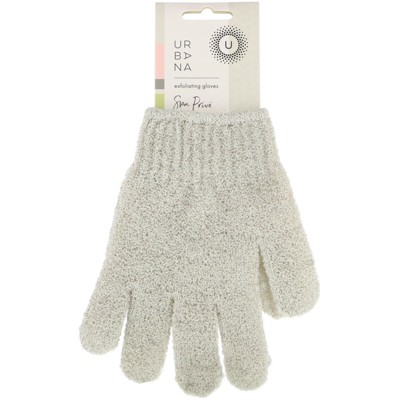 European Soaps Urbana, Spa Prive, Exfoliating Gloves, 1 Pair,