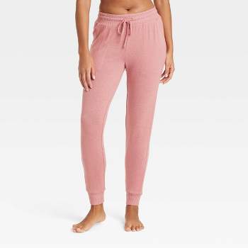 Women's Beautifully Soft Fleece Lounge Jogger Pants - Stars Above™ Pink Xl  : Target