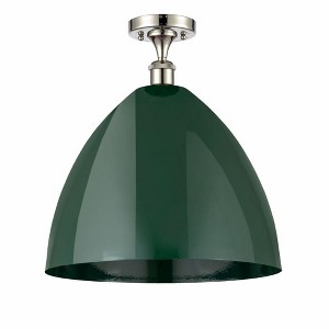 Plymouth Dome - 1 Light Semi-Flush Mount In Industrial Style-18.75 Inches Tall and 16 Inches Wide - 1 of 1