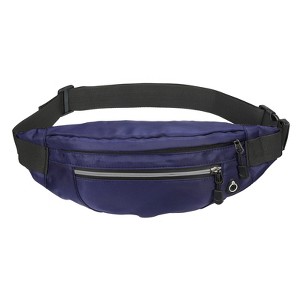 Unique Bargains Waterproof Adjustable Strap Ample Storage Fanny Packs - 1 of 4
