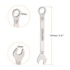Unique Bargains 3Cr13 Stainless Steel Metric 6-Point Ended Box Thin Combination Wrench - 2 of 4