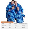 Joyfy Wearable Blanket Hoodie for Kids Adults Christmas Oversized Flannel Fleece Sweatshirt Blanket Cozy Blanket Birthday Gift for Family Girls Boys - 2 of 4