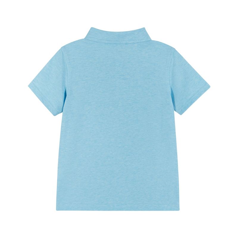 Andy & Evan  Toddler Toucan Pocket Knit Polo Shirt, 3 of 6