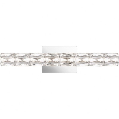 Quoizel Lighting Luster 1 - Light Vanity in  Polished Chrome