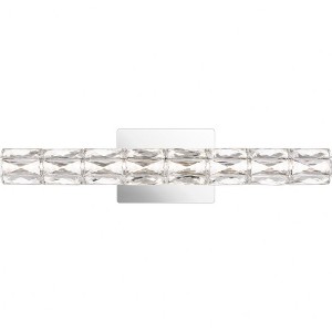 Quoizel Lighting Luster 1 - Light Vanity in  Polished Chrome - 1 of 3