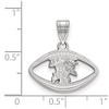 Black Bow Jewelry Sterling Silver Kentucky Wildcats NCAA Pendant - 2 of 3