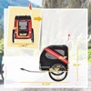 VisioGear Dog Bike Stroller, Pet Cart Bicycle with 3 Entrances, Wheels and Mesh Screen, Red & Black, 51.25"*28.75"*35.5" - 3 of 4