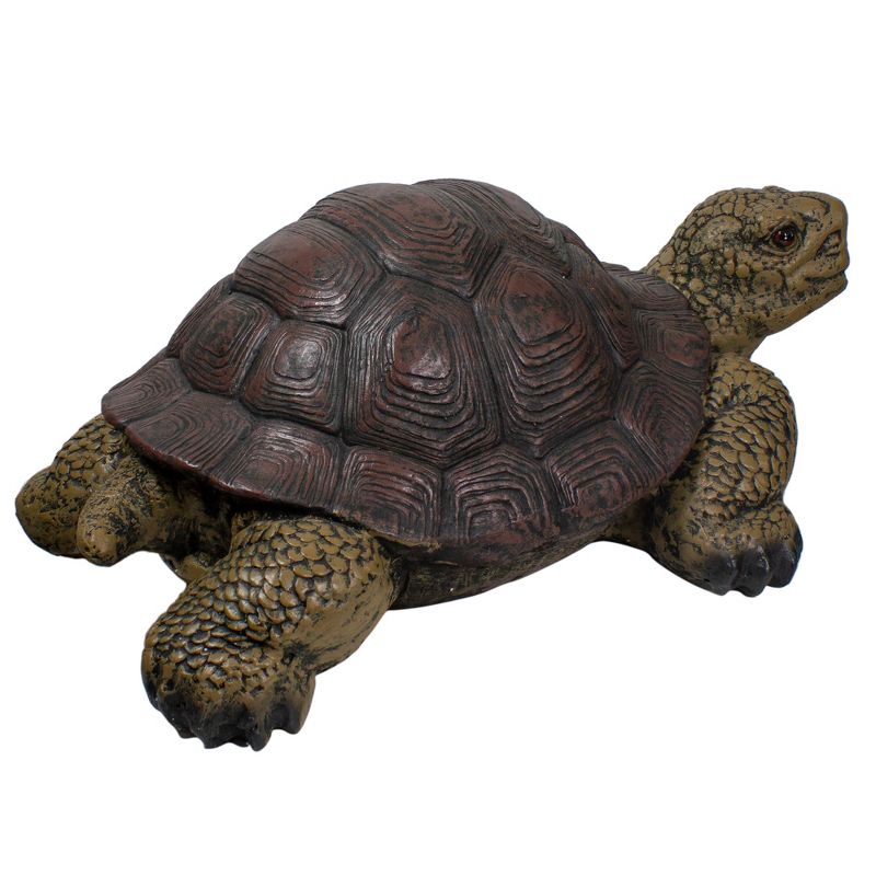 Northlight Turtle Outdoor Garden Statue - 22.75" - Brown and Green, 5 of 6
