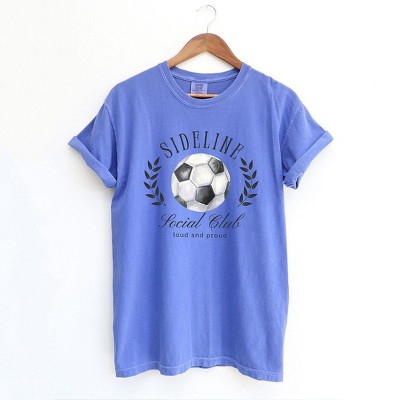 Simply Sage Market Women's Sideline Social Club Short Sleeve Garment Dyed Tee