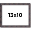 PosterPalooza | Photo Size Slim Profile Brown Frame - UV Acrylic, Foam Board Backing, Hanging Hardware - 2 of 4