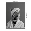 Amanti Art Lady Leopard Spa Day by Niky Rahner Framed Canvas Wall Art - 3 of 4