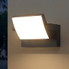 C Cattleya Black Aluminum LED Indoor Outdoor Wall Light with Rotatable Light Direction - 2 of 4