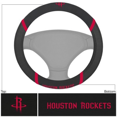 NBA Houston Rockets Embroidered Steering Wheel Cover