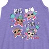 - LOL Surprise! - BFFS 4 EVA Graphic Sleeveless Aline Dress - 2 of 3