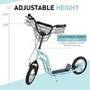 Cesicia Youth Scooter Front and Rear Caliper Dual Brakes with 12" Wheel For Age 5+ - 3 of 4
