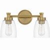 Craftmade Lighting Henning 2 - Light Vanity in  Satin Brass - 4 of 4