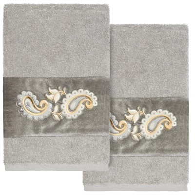 2pc Bee Dance Hand Towel Set - Linum Home Textiles : Target