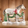 Collections Etc Majestic White Holiday Horse Tabletop Decoration 7.75 X 2.75 X 6.5 - 2 of 2