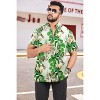 HAPPY BAY Men's Hawaiian Shirt Cruise Pocket Vacation Beach Shirts for Men - 2 of 4