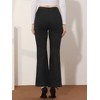 INSPIRE CHIC Women's Casual High Waist Wide Legs Bell Bottom Flared Long Pants - 4 of 4