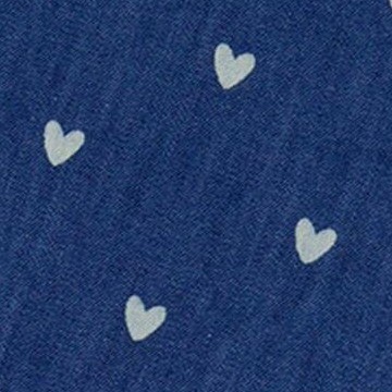 navy blue and white hearts