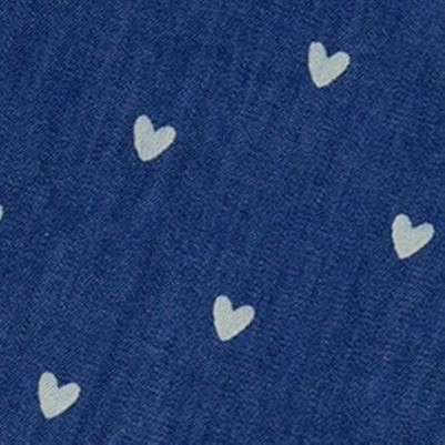 navy blue and white hearts