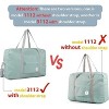 MaseiKar For Spirit Airlines Personal Item Bag 18x14x8 Foldable Travel Duffel Bag Tote Carry on Luggage Duffle Overnight for Women and Men - 4 of 4