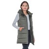 Women's 3/4 Reversible Puffer Vest - S.E.B. By Sebby - 3 of 4