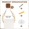 Unique Bargains Bathroom Wood Jute Rope Toilet Paper Holder 2 Pcs - 2 of 4
