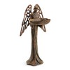 SPI Home Angel Bird Feeder in Cast Iron – Antique Outdoor Garden Accent with Sculpted Wings, 18" Tall - 2 of 2