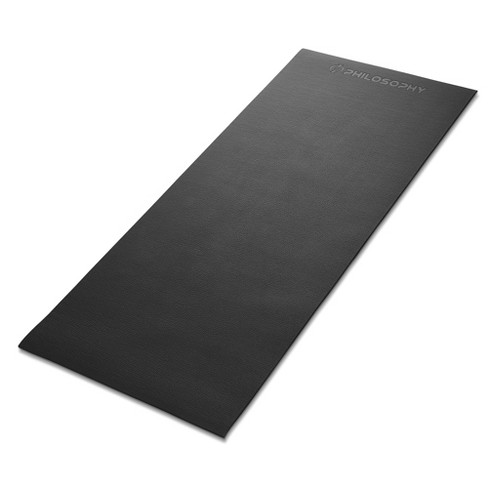 Philosophy Gym Exercise Equipment Mat 36 x 84-Inch, 6mm Thick High Density  PVC Floor Mat for Ellipticals, Treadmills, Rowers, Stationary Bikes