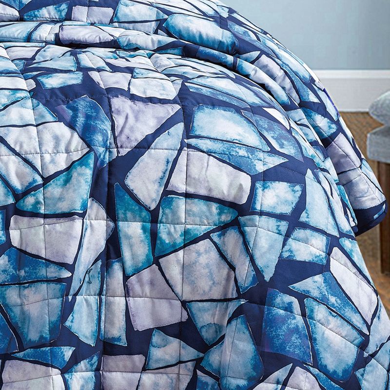 Esca Lorin Elegant & Stylish 3pc Bedspread Set: 1 Comforter, 2 Pillow Shams, 4 of 8