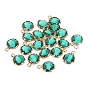 Unique Bargains DIY Jewelry Making Necklace Crystal Birthstone Pendant 20 Pcs - 1 of 4